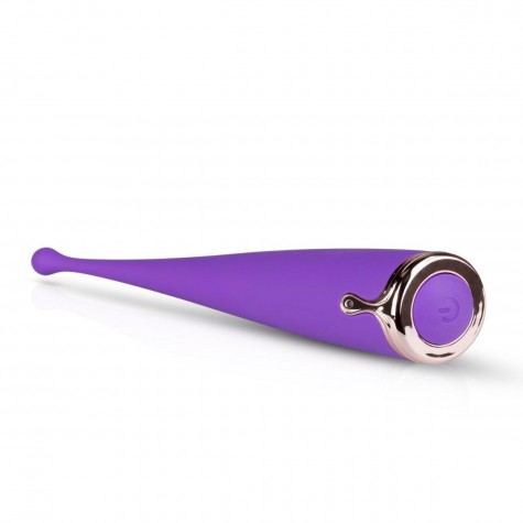 Фиолетовый клиторальный вибратор The Countess Pinpoint Vibrator - 19 см.