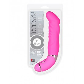 Розовый вибростимулятор точки G PURRFECT SILICONE 6INCH 10FUNCTIONS - 15 см.